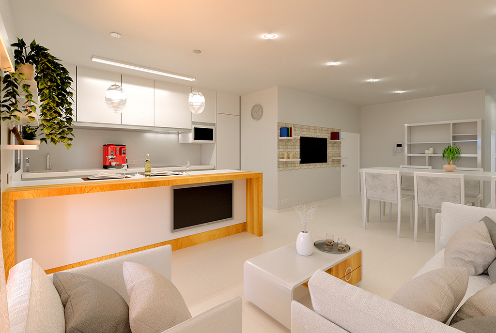 designerskie wnętrze luksusowego apartamentu na sprzedaż Hiszpania (Torreviej)