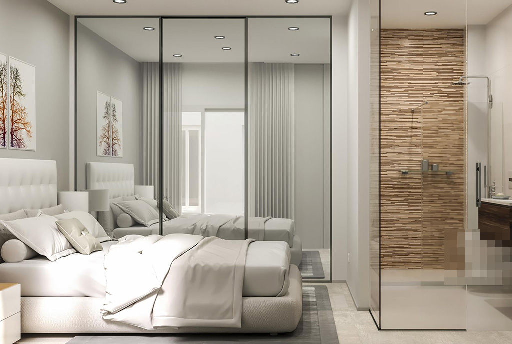 prywatna sypialnia w luksusowym apartamencie do sprzedaży Hiszpania (Torreviej)