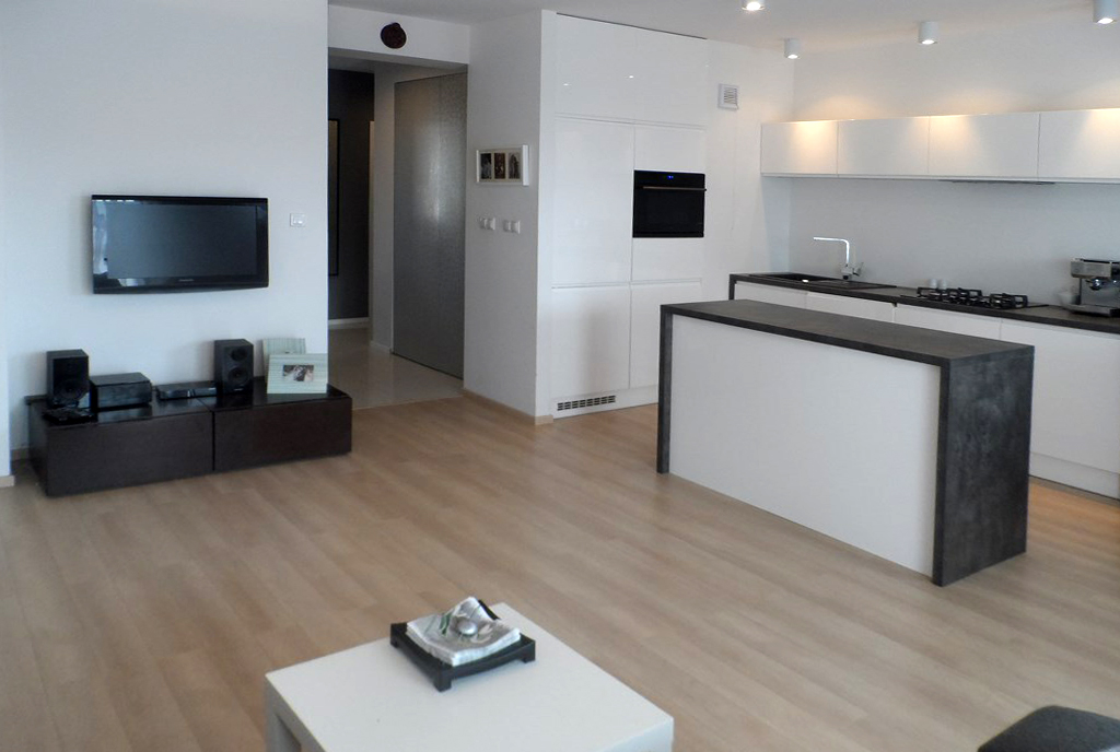 niezwykle nowoczesny design wnętrza ekskluzywnego apartamentu do wynajęcia Piotrków Trybunalski