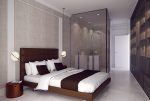 elegancka sypialnia w luksusowym apartamencie na sprzedaż Hiszpania (Orihuel)