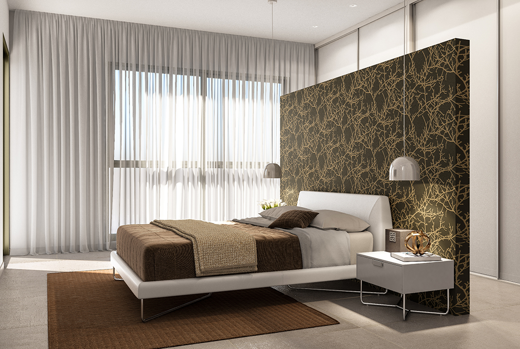 prywatna, elegancka sypialnia w luksusowej willi na sprzedaż Hiszpania-Orihuela-Cost