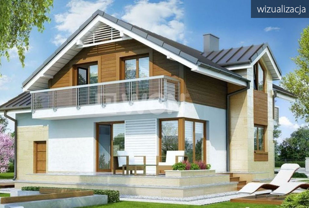 na wizualizacji prestiżowa willa na sprzedaż Częstochowa (okolice)