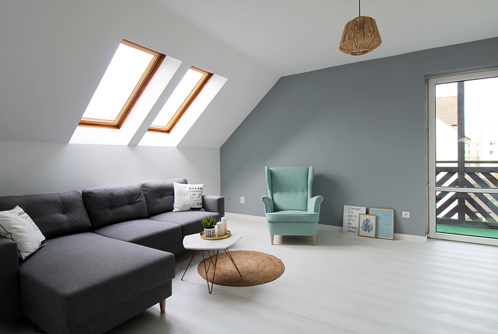 stylowe wnętrze salonu w ekskluzywnym apartamencie do sprzedaży Gorzów Wielkopolski