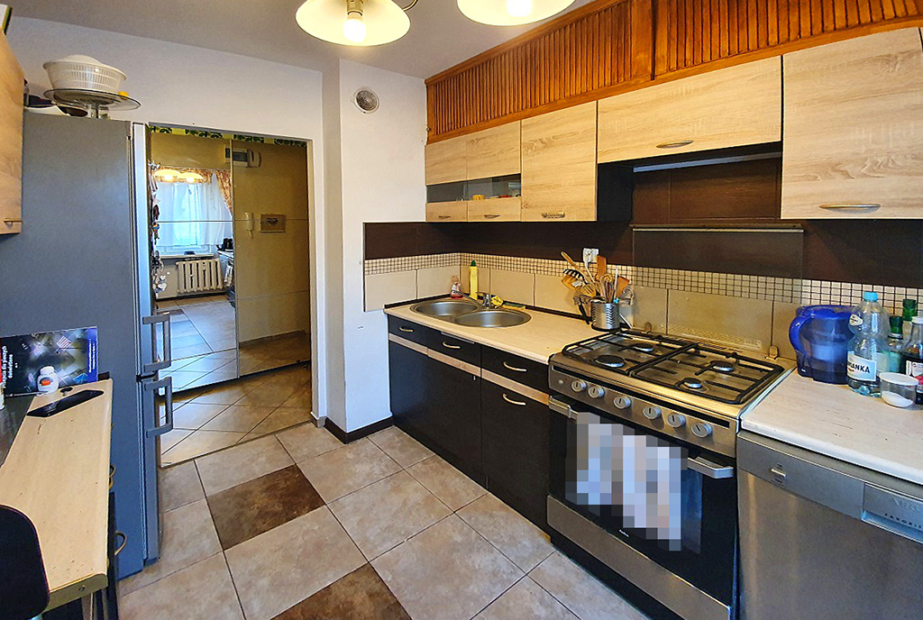 kuchnia w nowoczesnej zabudowie w ekskluzywnym apartamencie do sprzedaży Inowrocław