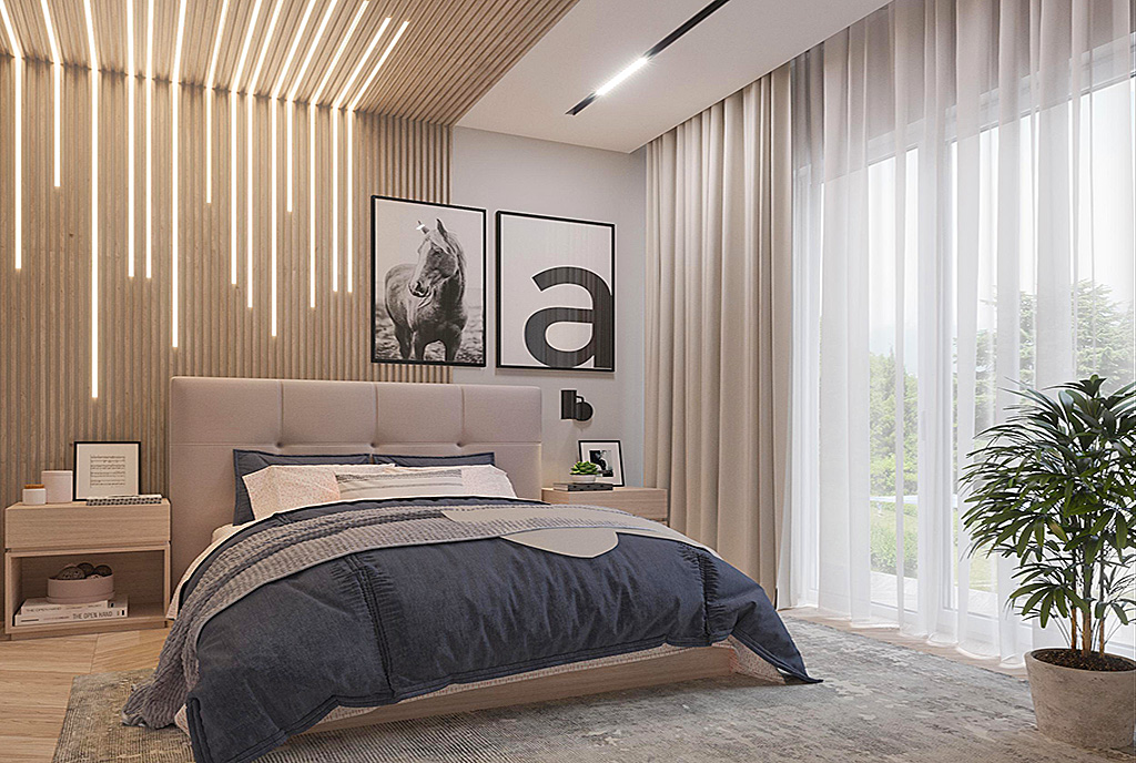 zaciszna sypialnia w ekskluzywnym apartamencie do sprzedaży Tarnów