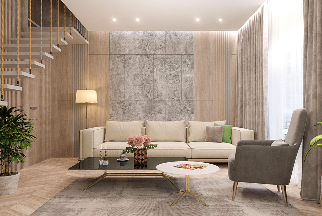 elegancki salon w luksusowym apartamencie do sprzedaży Tarnów