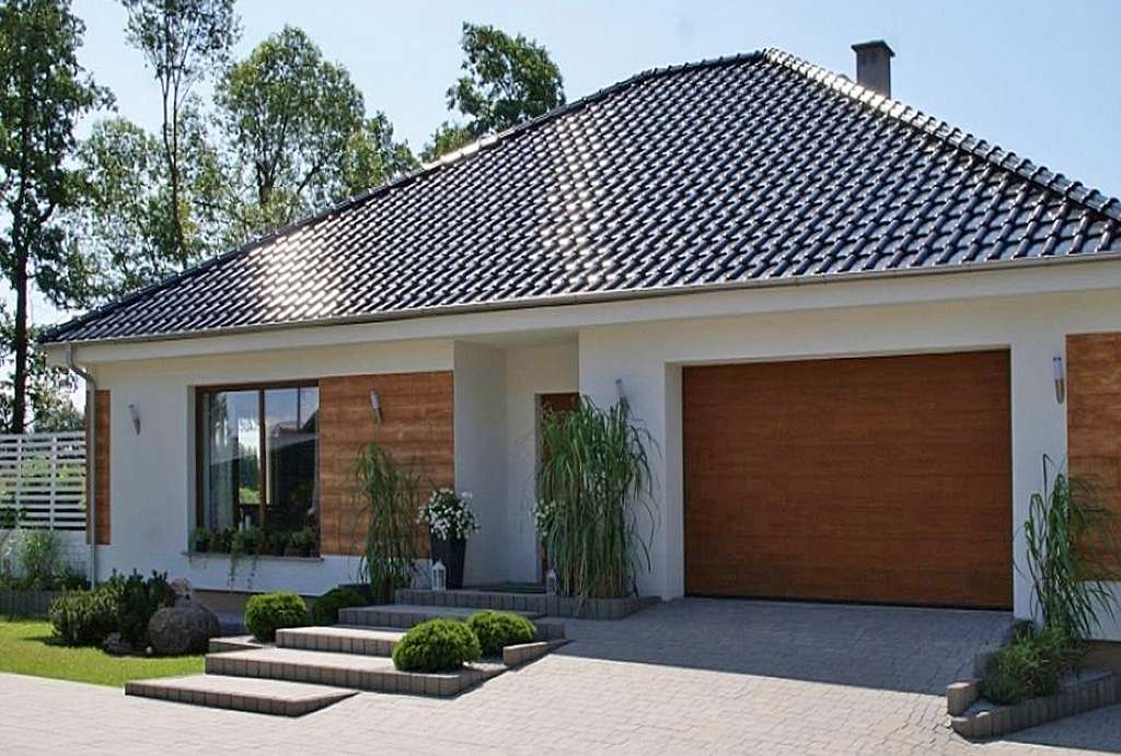 reprezentacyjne wejście do ekskluzywnej willi do sprzedaży Głogów (okolice)
