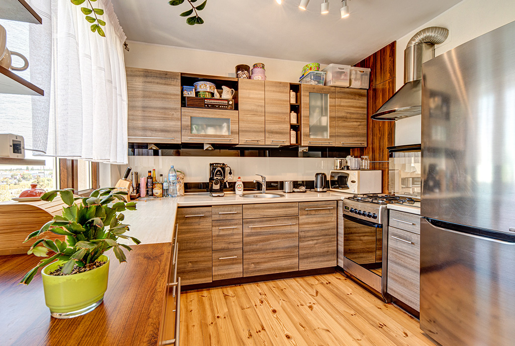 funkcjonalnie zabudowa kuchnia w ekskluzywnym apartamencie na sprzedaż Szczecin