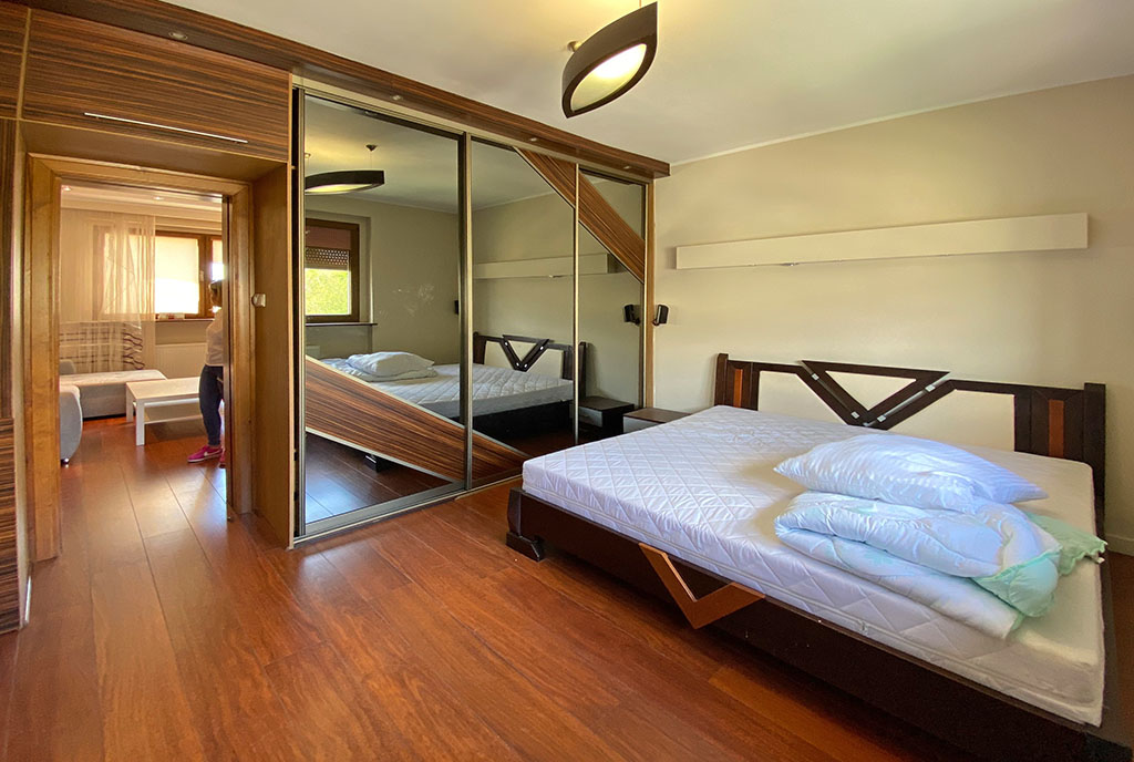 prywatna sypialnia w ekskluzywnym apartamencie na wynajem Szczecin