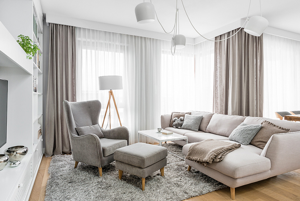 elitarny salon w luksusowym apartamencie na sprzedaż Grudziądz