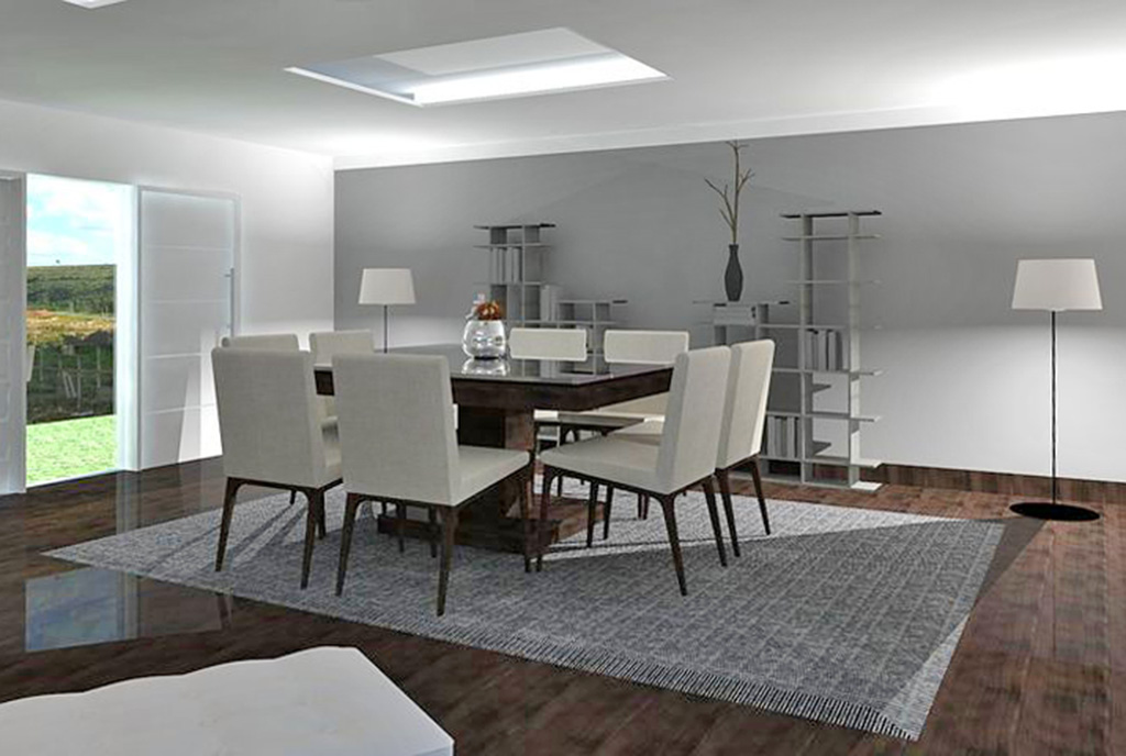 nowoczesny salon w ekskluzywnym apartamencie do sprzedaży Ustroń