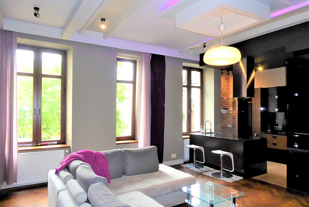 prestiżowe wnętrze luksusowego apartamentu do wynajmu Częstochowa
