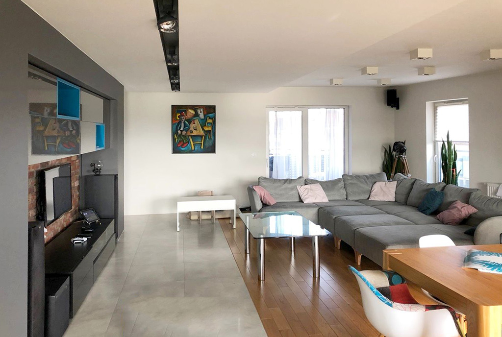 prestiżowy salon w ekskluzywnym apartamencie do sprzedaży Katowice
