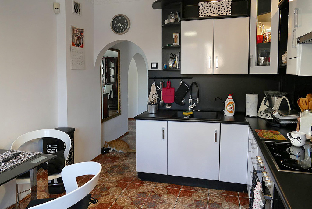 praktycznie zabudowana kuchnia w luksusowej willi na sprzedaż Szczecin