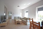 komfortowy pokój dzienny w ekskluzywnym apartamencie do wynajęcia Szczecin