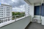 widokowy balkon w luksusowym apartamencie na wynajem Szczecin