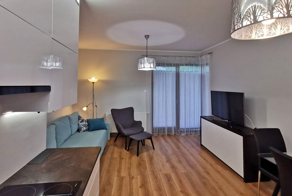 fragment komfortowego wnętrza ekskluzywnego apartamentu do sprzedaży Gdańsk