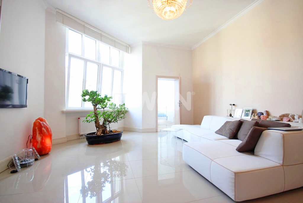 fragment salonu w luksusowym apartamencie do sprzedaży Szczecin