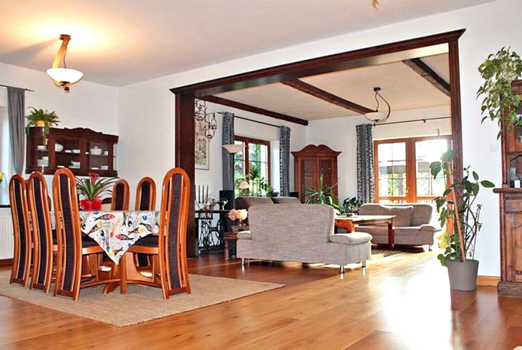 prestiżowy pokój dzienny w luksusowej willi do sprzedaży Gdańsk (okolice)