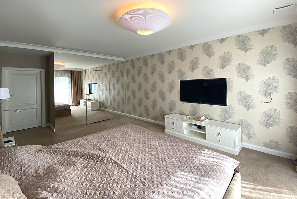 prywatna sypialnia w luksusowej willi na wynajem Szczecin (okolice)