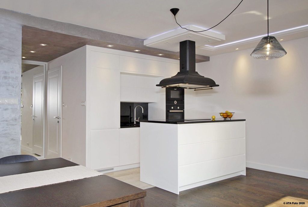 nowoczesna kuchnia w ekskluzywnym apartamencie do sprzedaży Gdańsk