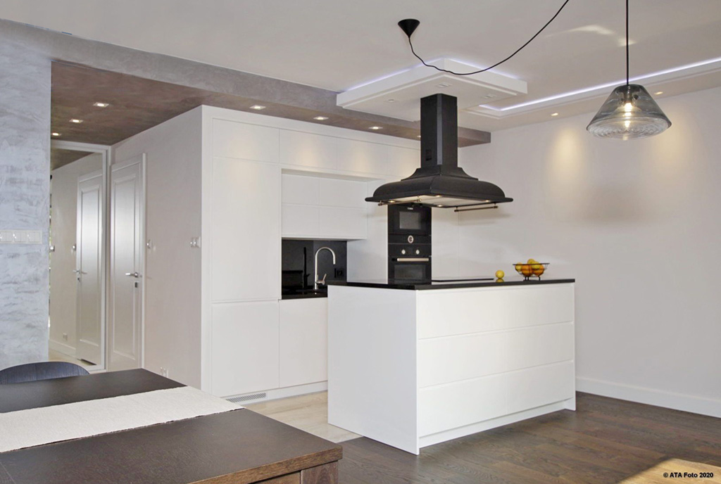 nowoczesna kuchnia w ekskluzywnym apartamencie do sprzedaży Gdańsk