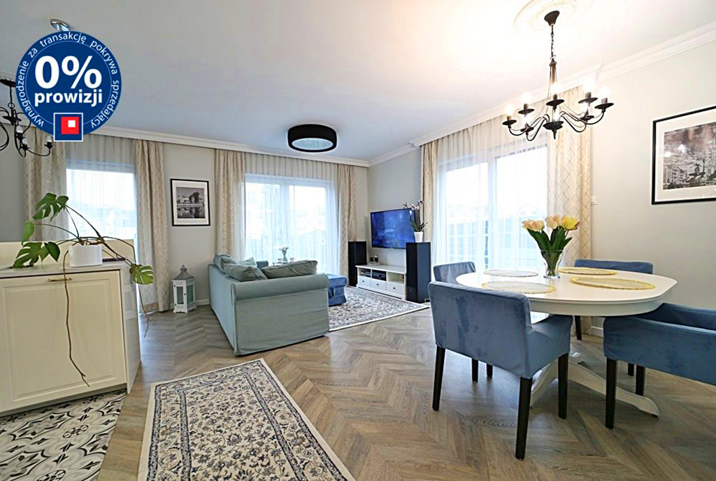 zapierające dech w piersiach wnętrze luksusowego apartamentu do sprzedaży Wrocław (okolice)