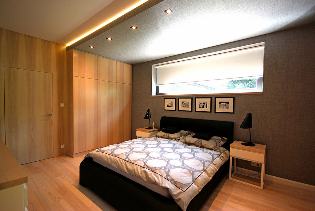 elegancka sypialnia w ekskluzywnej willi do sprzedaży Szczecin (okolice)