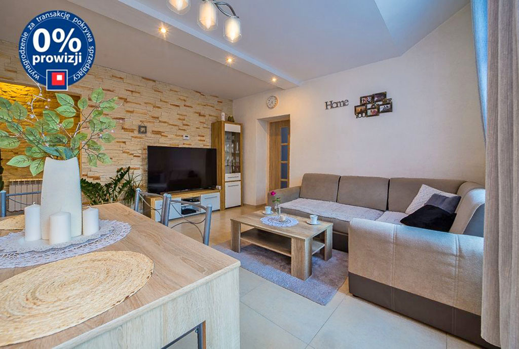 jasne i widne wnętrze ekskluzywnego apartamentu na sprzedaż Bolesławiec