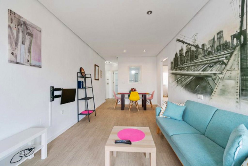 prestiżowy pokój dzienny w ekskluzywnym apartamencie na sprzedaż Hiszpania (Costa Blanca, Cabo Roig)