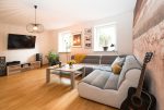 zbliżenie na salon w luksusowym apartamencie na sprzedaż Kalisz