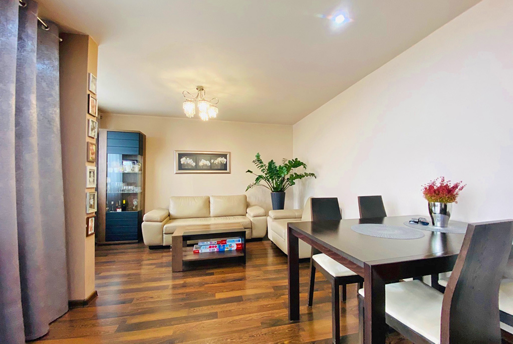 komfortowy salon w ekskluzywnym apartamencie do sprzedaży Katowice (okolice)