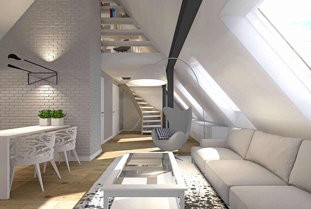 imponujące rozmachem wnętrze luksusowego apartamentu na sprzedaż Szczecin
