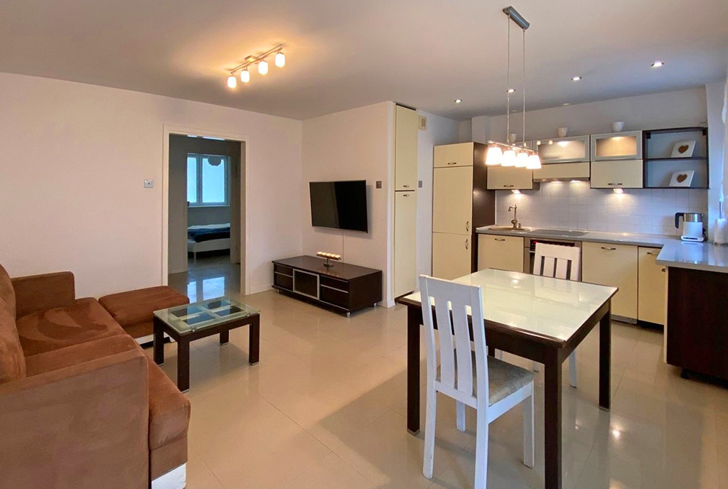 przestronne wnętrze ekskluzywnego apartamentu do sprzedaży Szczecin