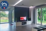 nowoczesny salon w ekskluzywnej willi do sprzedaży Leszno (okolice)