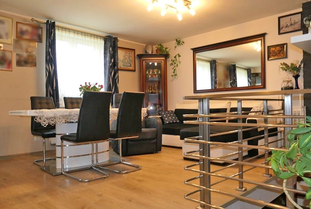 widok na drugi poziom luksusowego apartamentu na sprzedaż Kwidzyn