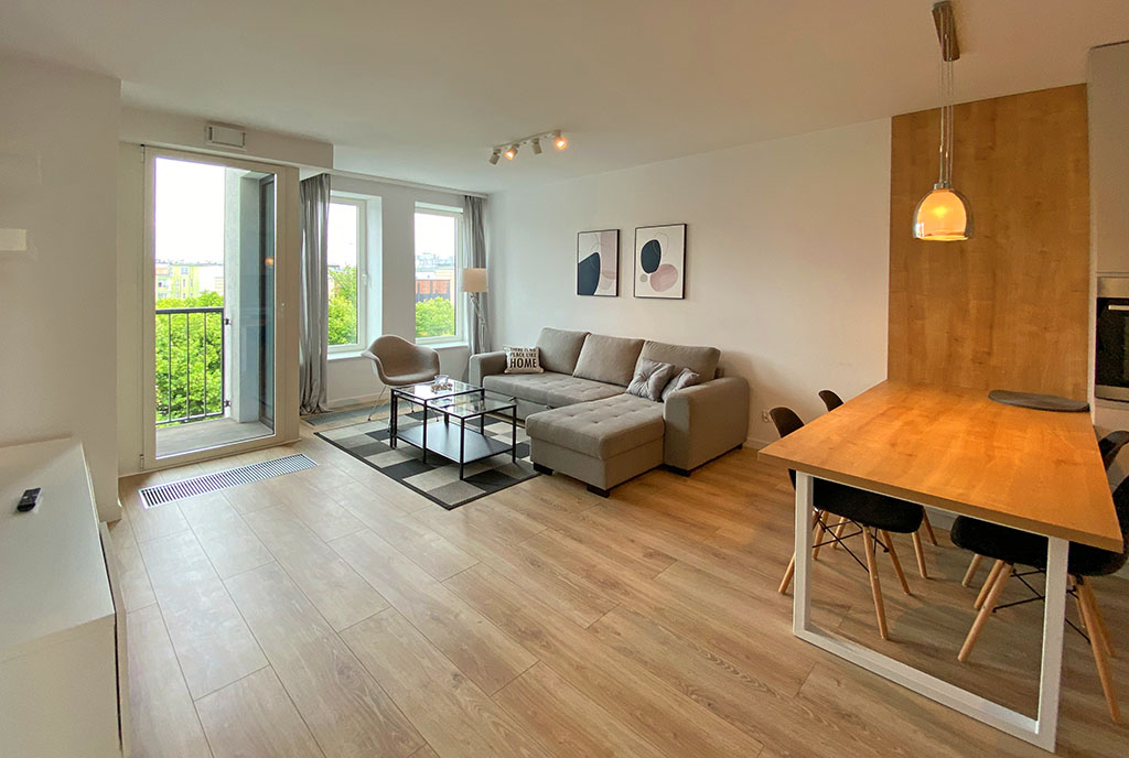 imponujące rozmachem pokoje i pomieszczenia luksusowego apartamentu do wynajmu Szczecin