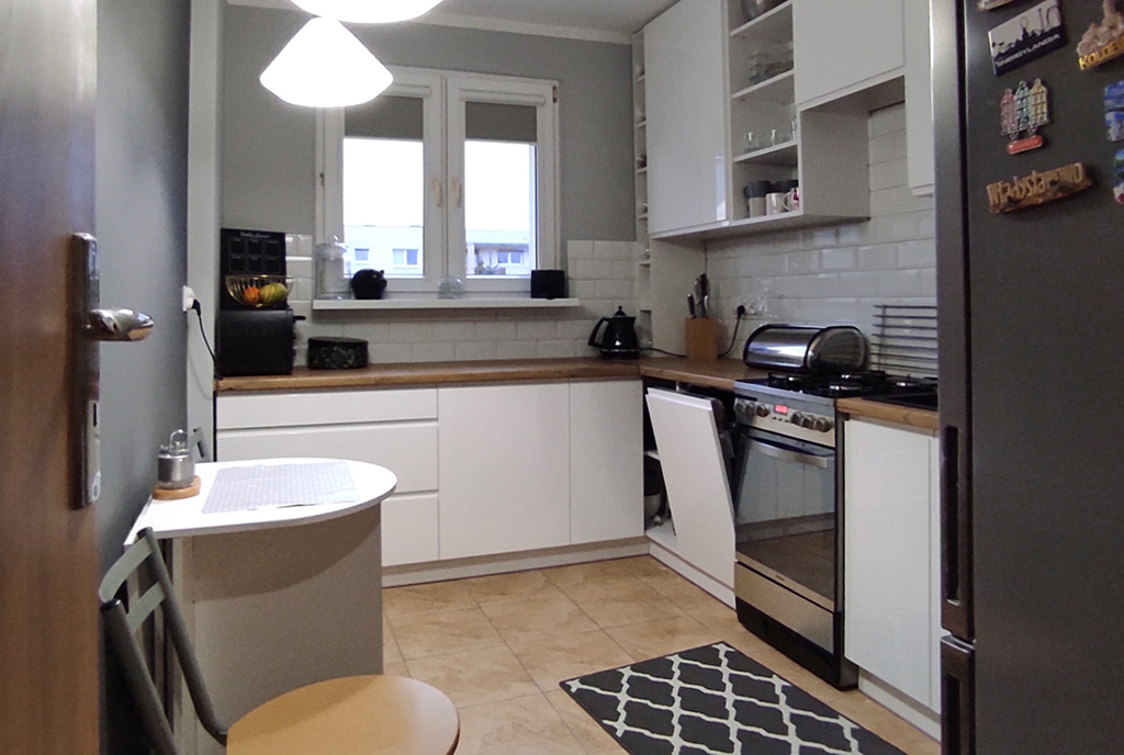 nowoczesna kuchnia w luksusowym apartamencie do sprzedaży Kalisz