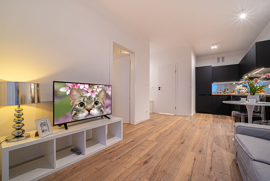 przestronne wnętrze luksusowego apartamentu na wynajem Bolesławiec