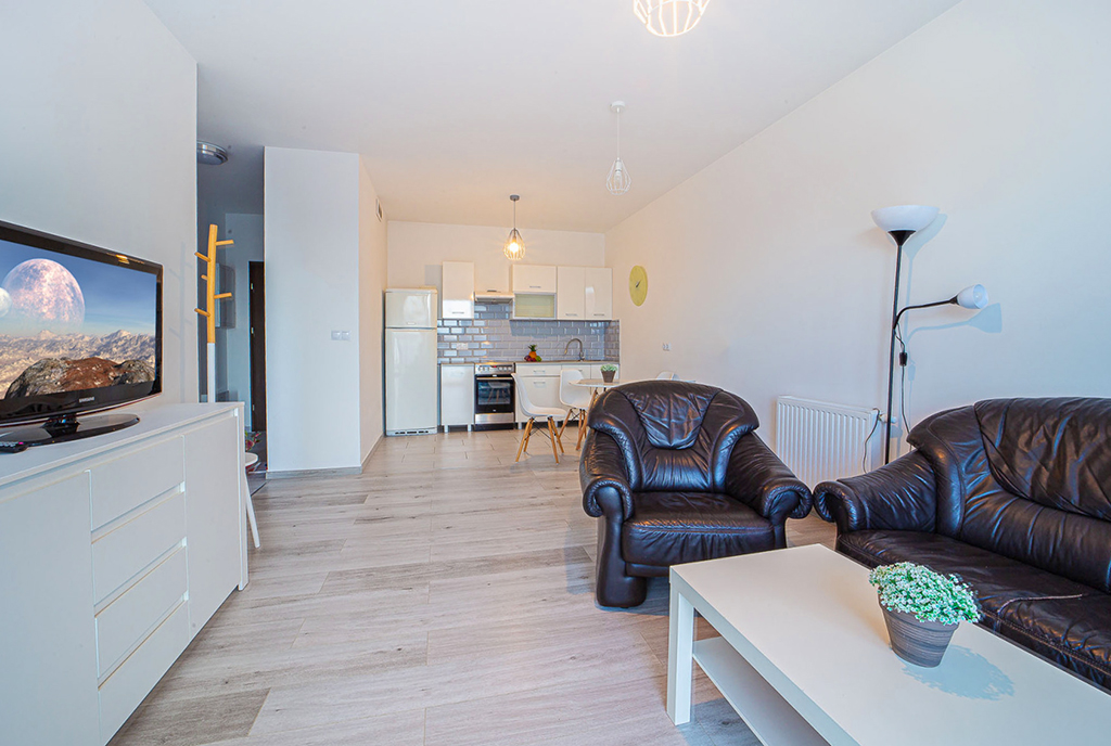 fragment komfortowego wnętrza luksusowego apartamentu do wynajmu Bolesławiec