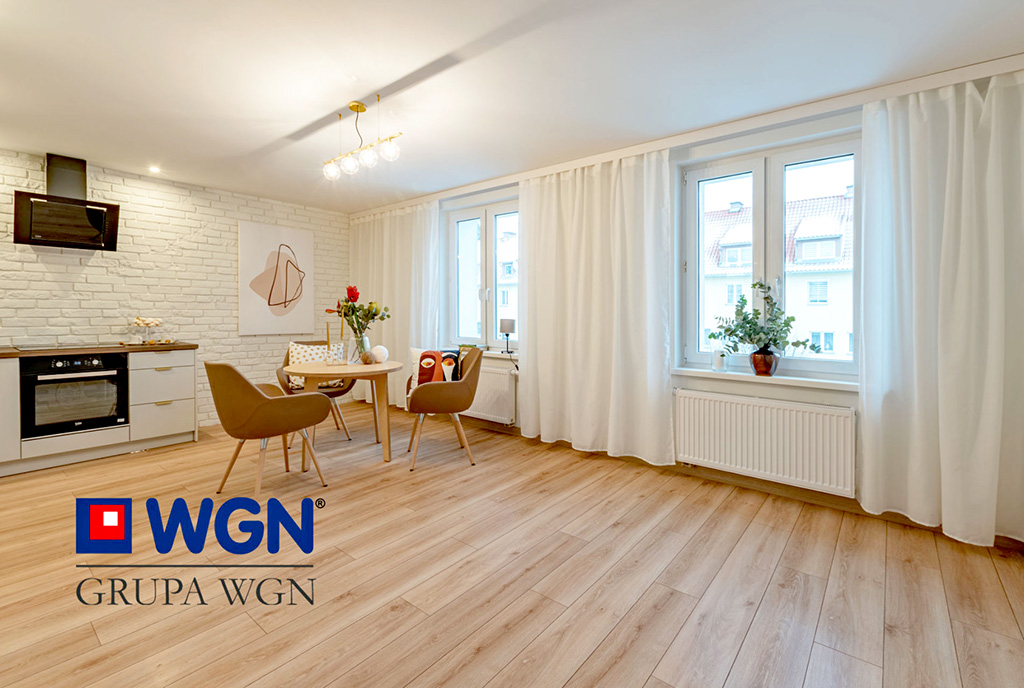 słoneczny pokój gościnny w ekskluzywnym apartamencie do sprzedaży Elbląg