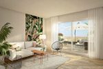 nowoczesny styl aranżacji salonu w luksusowym apartamencie na sprzedaż Hiszpania (Costa Blanca)