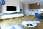 nowoczesny design salonu w ekskluzywnym apartamencie do sprzedaży Katowice (okolice)