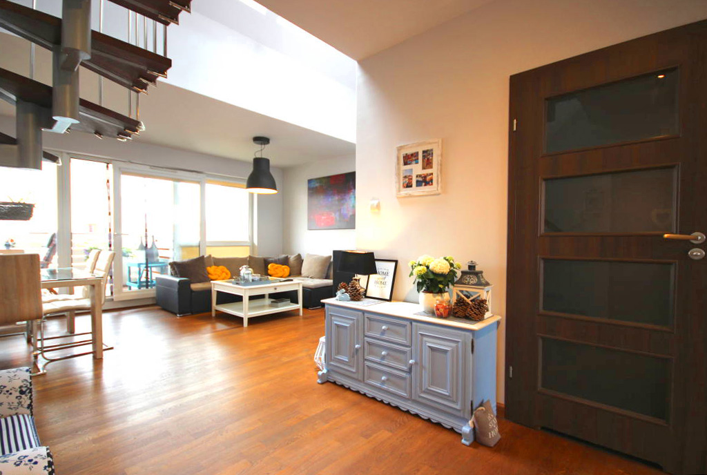 eleganckie wnętrze luksusowego apartamentu na sprzedaż Szczecin (okolice)