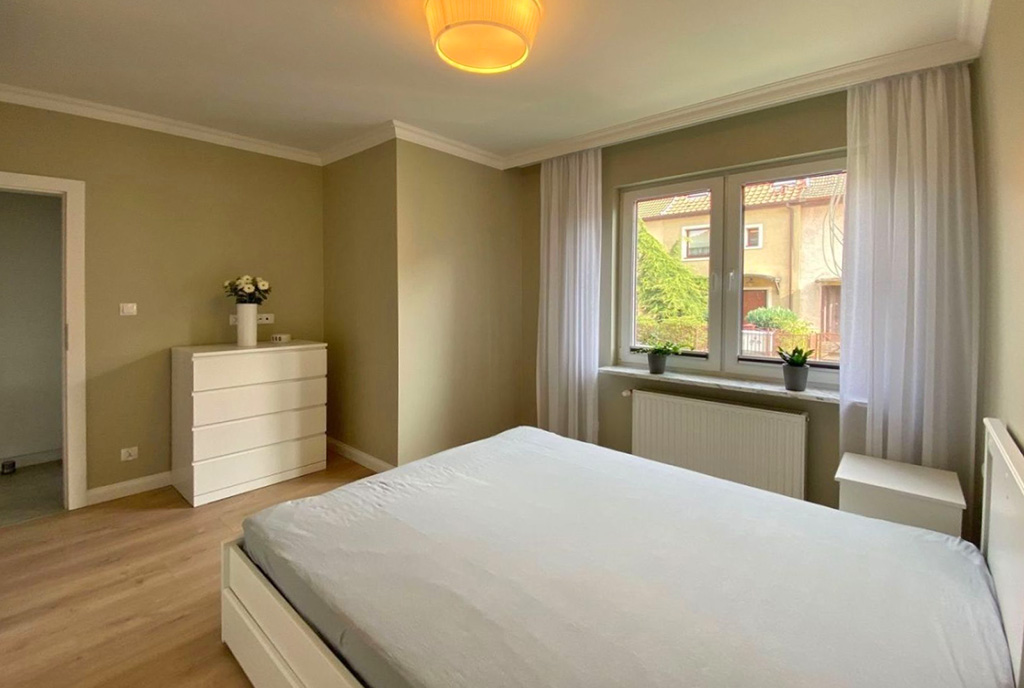 prywatna sypialnia w ekskluzywnym apartamencie na wynajem Szczecin