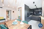 eleganckie wnętrze salonu w luksusowym apartamencie do sprzedaży Lublin
