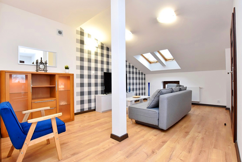 zaprojektowane zgodnie z najnowszymi trendami wnętrze ekskluzywnego apartamentu do wynajęcia Inowrocław