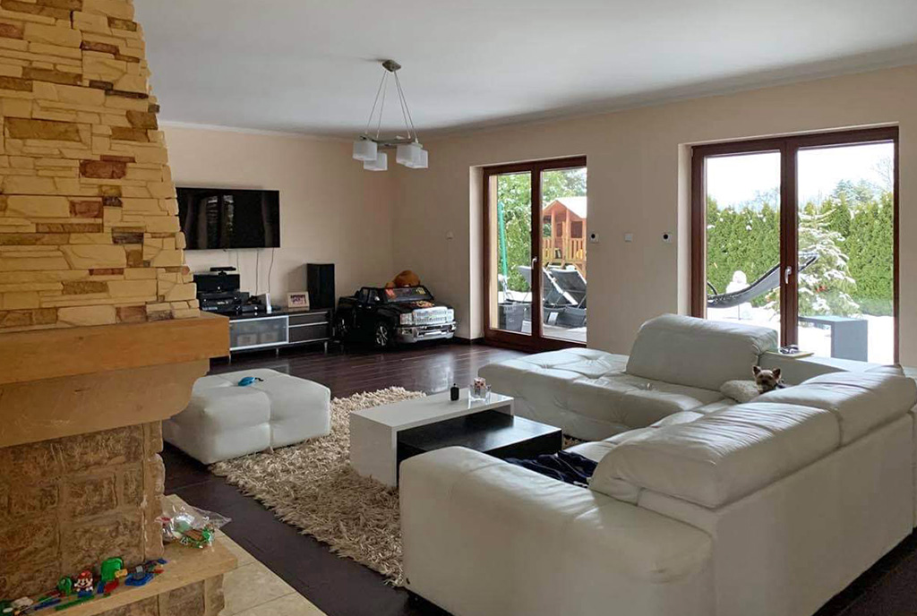 prestiżowy salon w ekskluzywnej willi do wynajmu Szczecin