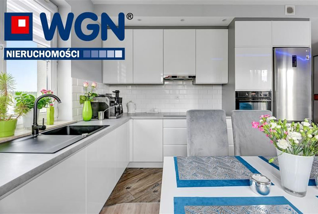 praktycznie zaaranżowana kuchnia w luksusowym apartamencie do sprzedaży Gdańsk (okolice)