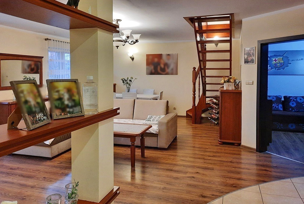 imponujące rozmachem wnętrze ekskluzywnego apartamentu do sprzedaży Nowogard